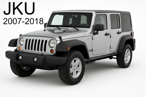 4-Door Jeep Wrangler JKU Water Leak Fix Kit (2007–2018)