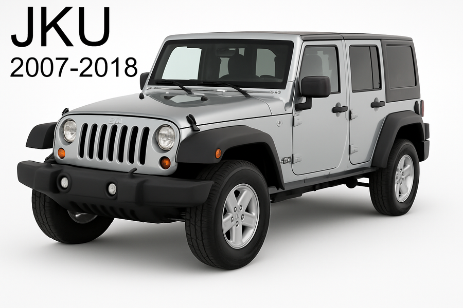 4-Door Jeep Wrangler JKU water leak fix kit (2007-2018)